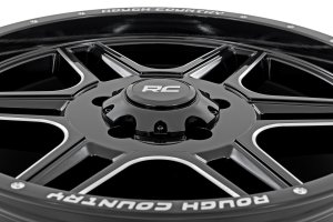 Wheel - Rough Country - Series 92 - Gloss Black